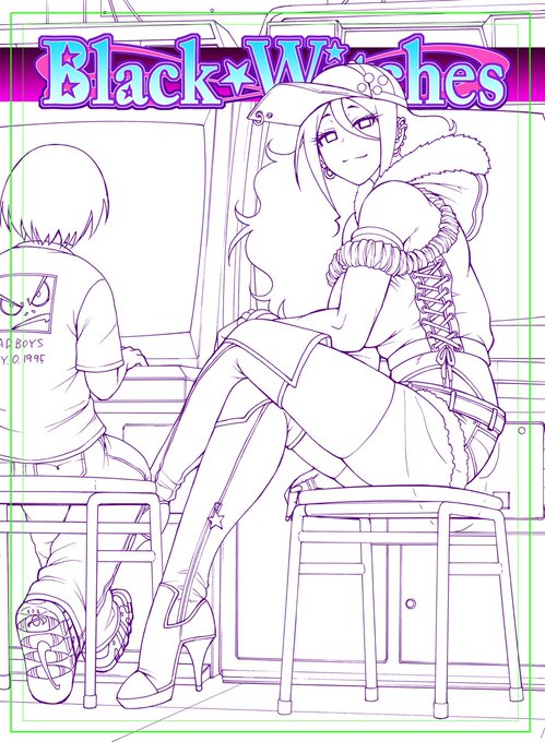 腰痛和らいだので表紙作業再開 