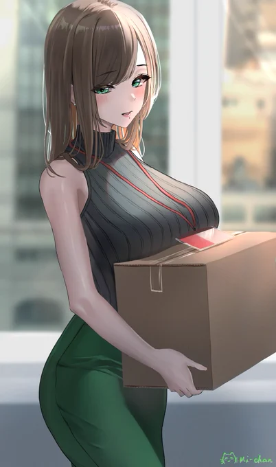 OLちゃん「重いの持たせちゃってごめんね」 