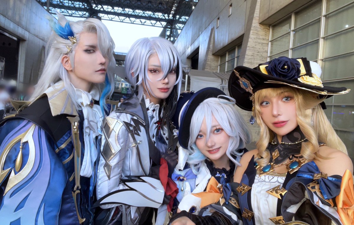 フォンテーヌのみんなとお写真撮れて最高に幸せでした♡
#TGS2023 #原神 https://t.co/OruiJu9E1U