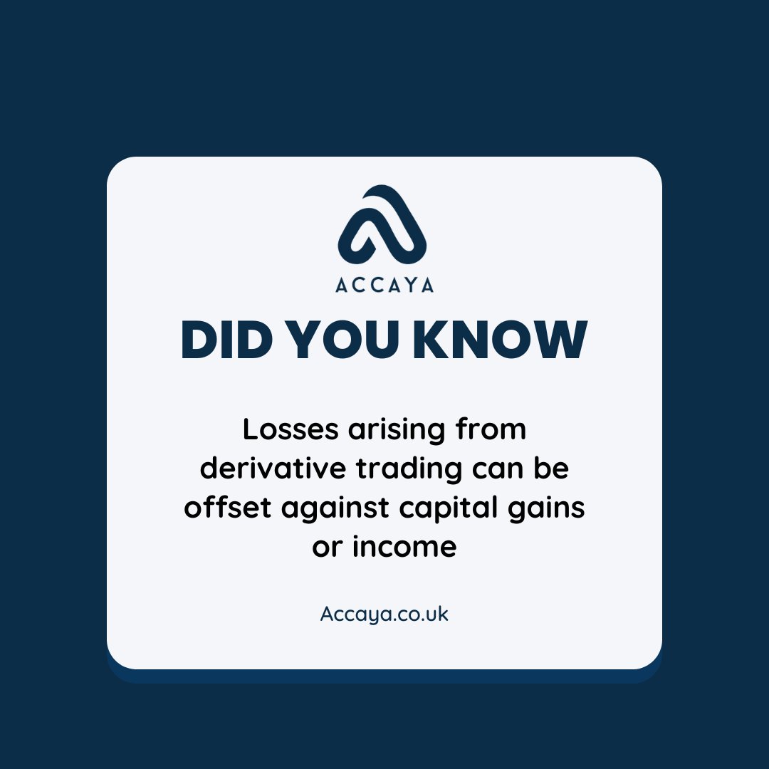 Accayacrypto's tweet photo. GM

Derivative trading can be both lucrative and volatile, presenting opportunities for gains and losses. Traders need to understand is how these losses can be offset for tax purposes, and this largely depends on whether the activity is classified as a "trade" or not: 

🧵🧵🧵 https://t.co/Dlo8Aztr5p