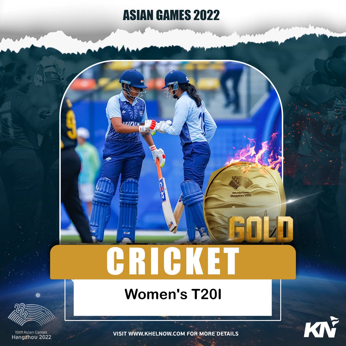 India women's cricket team win Gold medal in Asian Games after defeating Sri Lanka by 19 runs in the final

#AsianGames #AsianGames2022 #indianwomenscricketteam #BCCI #BCCIWomen #CricketinAsianGames #India #Cricket #INDvsSL