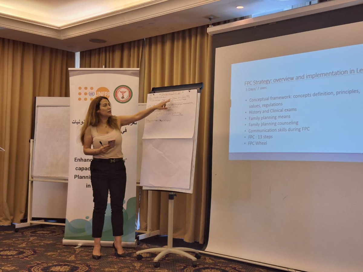 UNFPA Lebanon joins forces with Lebanese midwifery schools and instructors to pave the way for integrated Family Planning Counseling in Lebanon's curricula. 📚💬 'This workshop was much needed... towards the goal of integration,' says Mona Mneimneh, Midwife Instructor at UL.