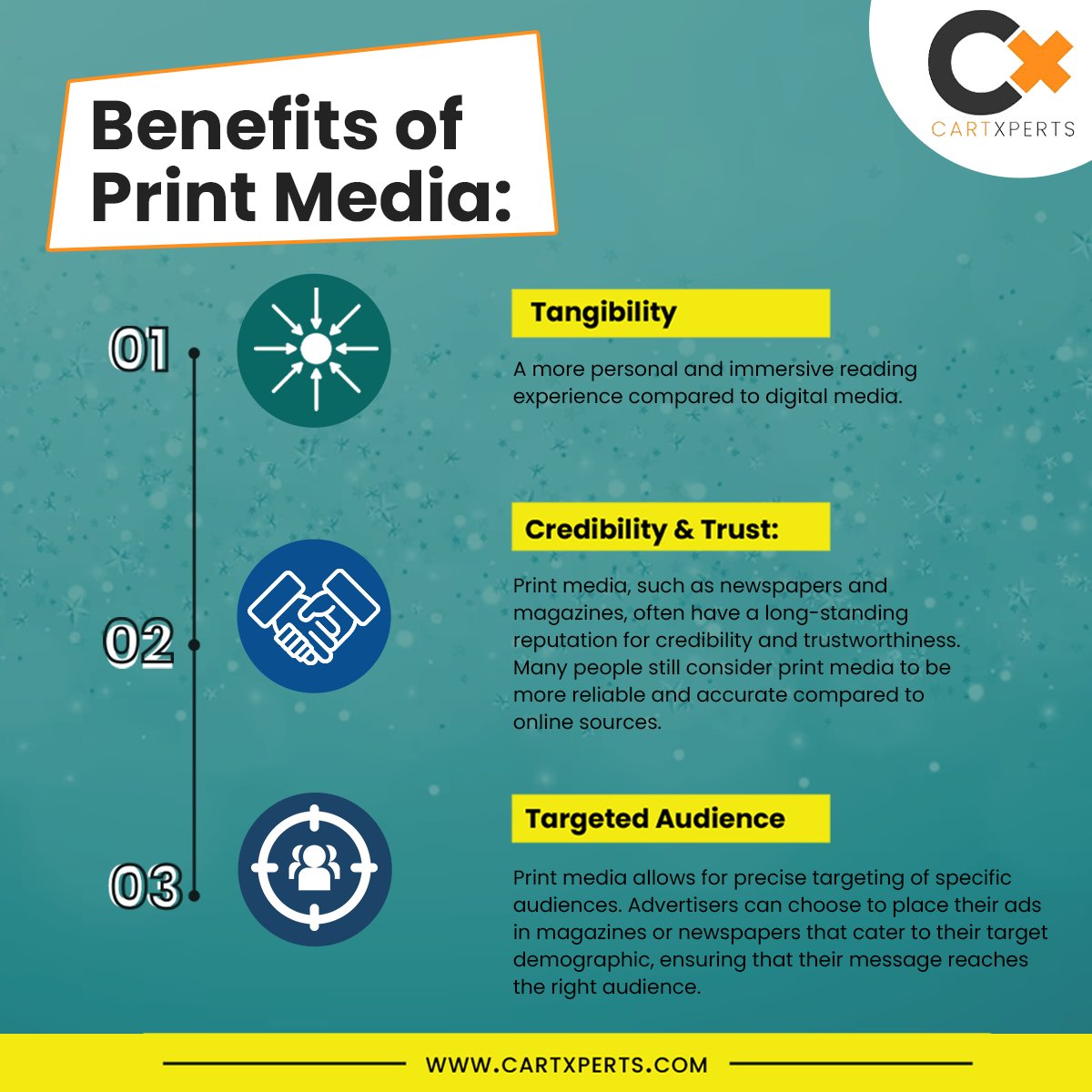 infocartxperts's tweet image. Looking for a marketing strategy that combines creativity and impact? Contact us today to discuss your advertising goals and let us tailor a PRINT campaign that&apos;s as unique as your business.
#cartxperts #printmedia #targeted #audience #printmarketing #trust