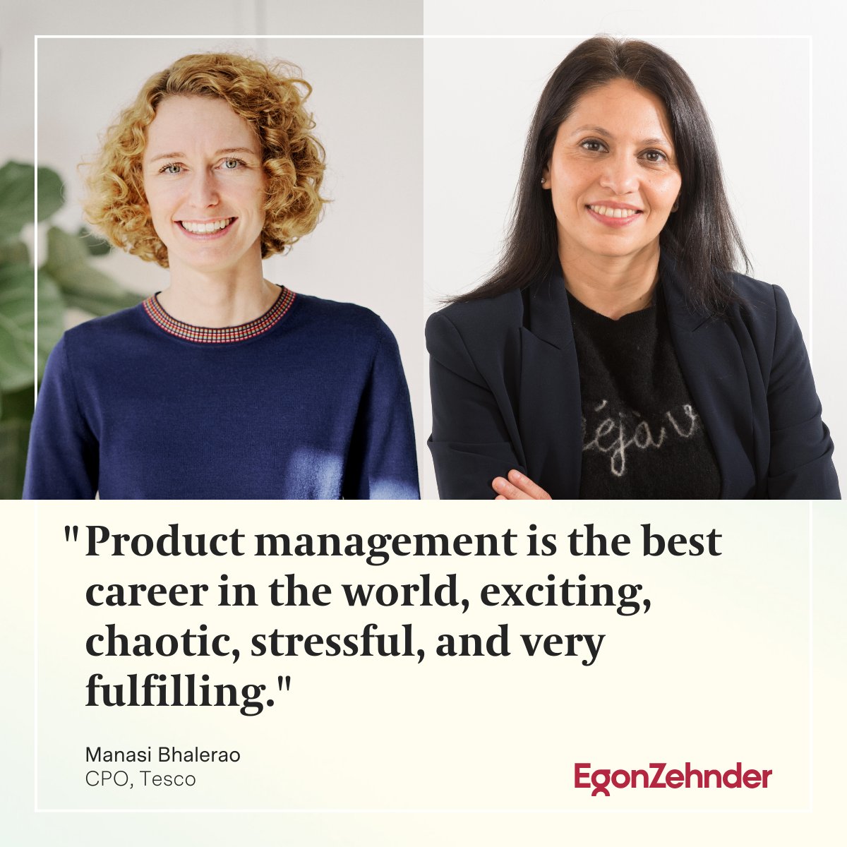 Judith Pertl befragt die Chief Product Officers von IKEA, home24, TIERMobility, Tesco und OutSystems über die entscheidenden Faktoren für langfristigen Unternehmenserfolg im Produktmanagement.

Hier geht´s zum Interview mit Manasi Bhalerao, #CPO bei Tesco: ego.nz/3PpHQXc