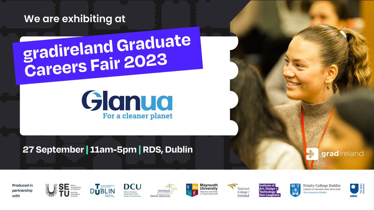 Glanua (@glanua) on Twitter photo Looking forward to meeting our future graduates <a href="/gradireland/">gradireland</a> this week! Pop by our stand #38 to hear more about working in the Water sector #gradireland #engineeringgraduates #gradireland2023 Looking forward to meeting our future graduates <a href="/gradireland/">gradireland</a> this week! Pop by our stand #38 to hear more about working in the Water sector #gradireland #engineeringgraduates #gradireland2023
