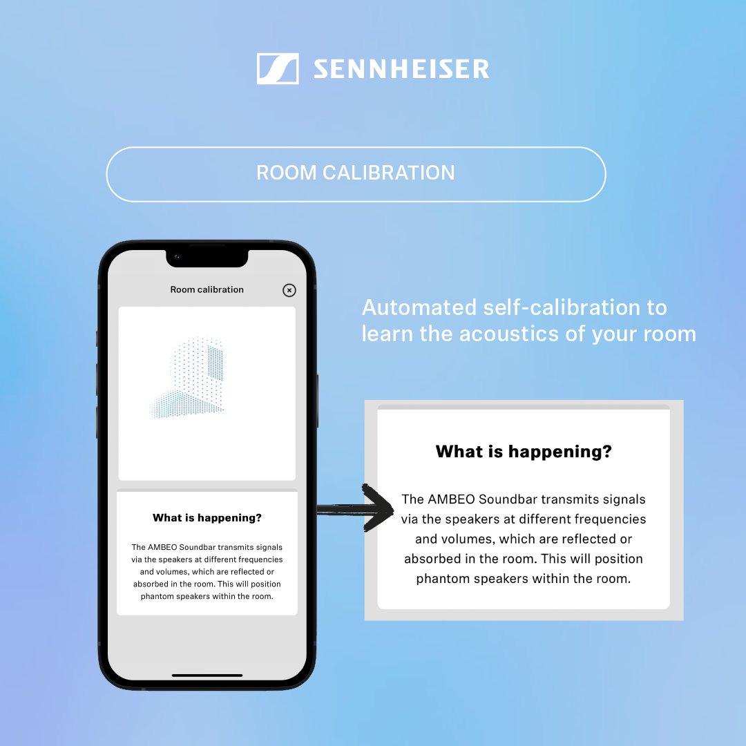 SennheiserIndia's tweet photo. Introducing the #Sennheiser Smart Control App, the ultimate companion to your #AMBEO #Soundbar.

✅Room calibration
✅Sound customization
✅Connectivity

Curious to learn more about its incredible functions? Swipe left to explore.

Shop here:https://t.co/DEcWbLYVaA https://t.co/VnFINyroGA