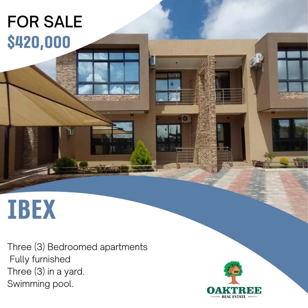 oaktreezambia's tweet photo. Good investment opportunity 

ROI (Return on investment) 11%

https://t.co/Aq4Pj3eO1W

#propertyinvestment #furnishedapartments #builtenvironment #oaktreerealestate #zambia #lusaka https://t.co/AST6ZSU0aM