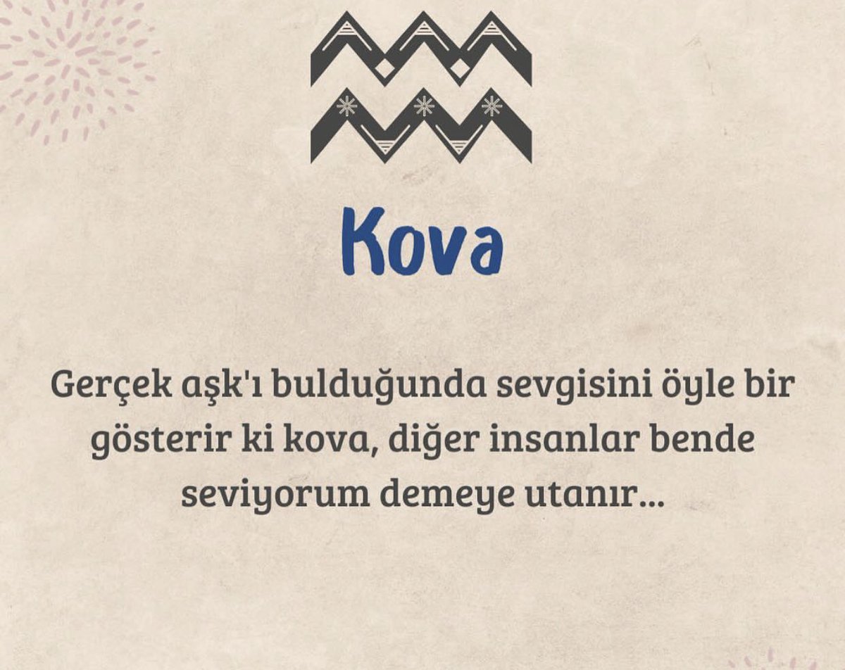 #kova #kovaburcu