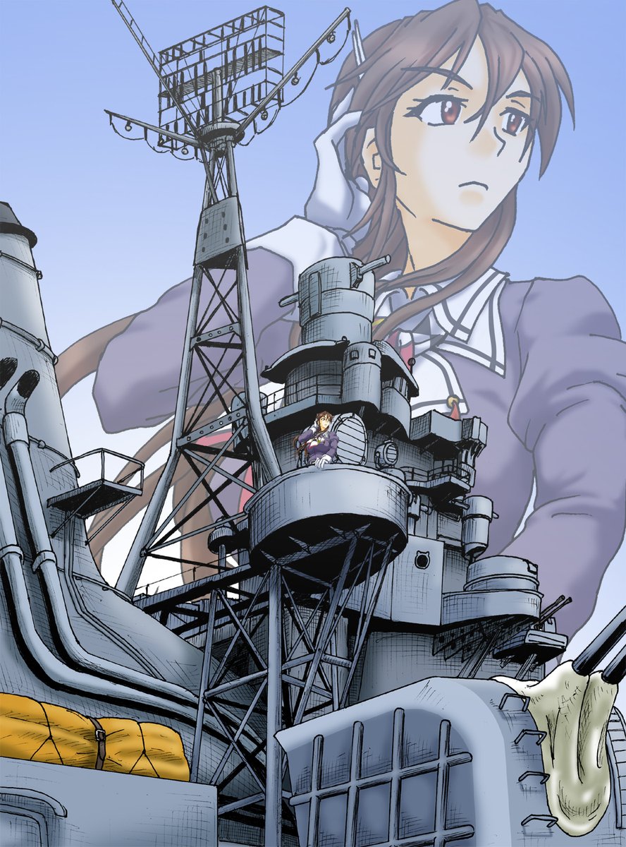 足柄(艦これ) 「#重巡はいいぞ 」|多足のイラスト