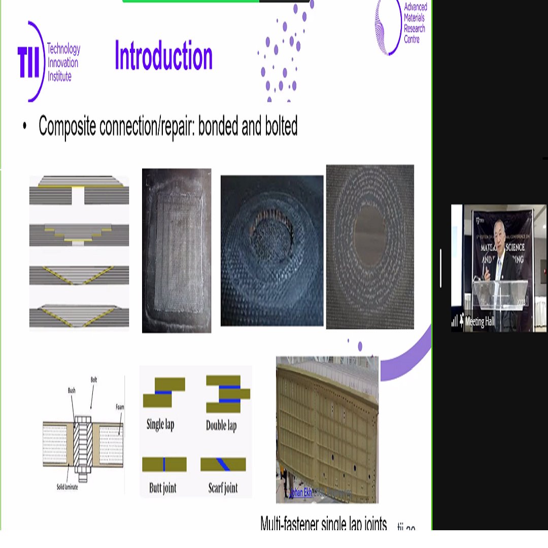 Exploring Innovations in #MaterialsScience with Zhongwei Guan: #Keynote on Mechanical Behavior of Carbon Fiber Stitched Composite Joints and Composite Repair at #Materials2023Event!”
#metallurgicalengineering #materialsscienceandengineeringconferences #MaterialsScienceCongress