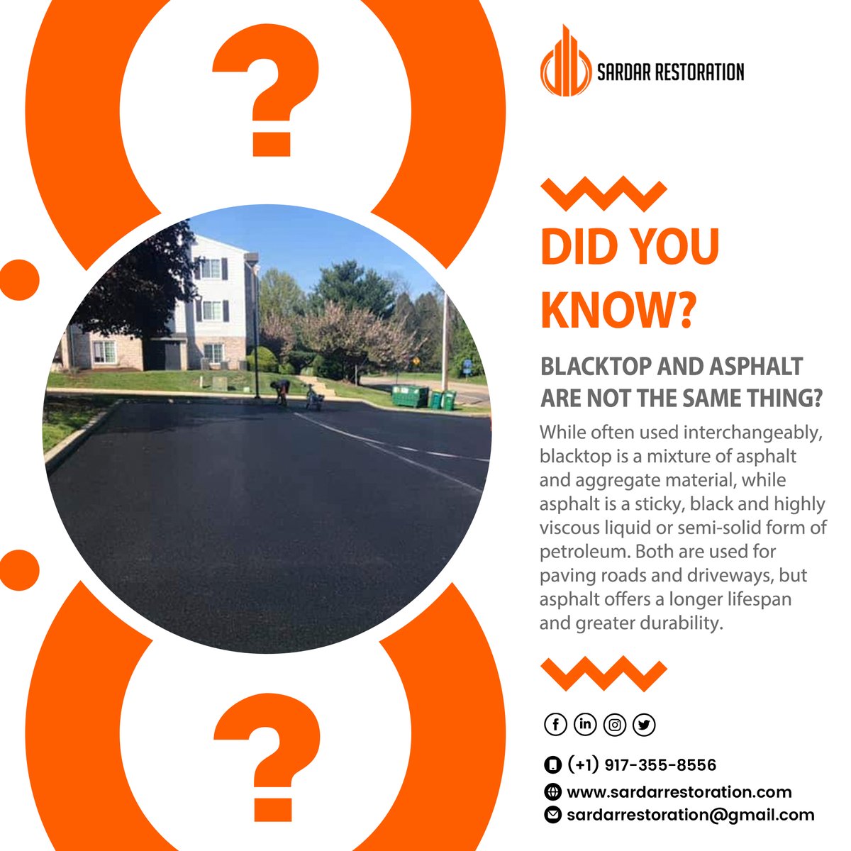 SardarCorp's tweet photo. Did you know? 🤔
.
.
.
.
#DidYouKnow #BlackTopAndAsphalt #BuildingUpgrades #NYCConstruction #Construction #ConstructionServices #ConstructionCompany #Bronx #Manhattan #NewRochelle #NewYork #Queens #Westchester #SardarRestorationCorp #SardarRestoration https://t.co/GtycRT7Qhx