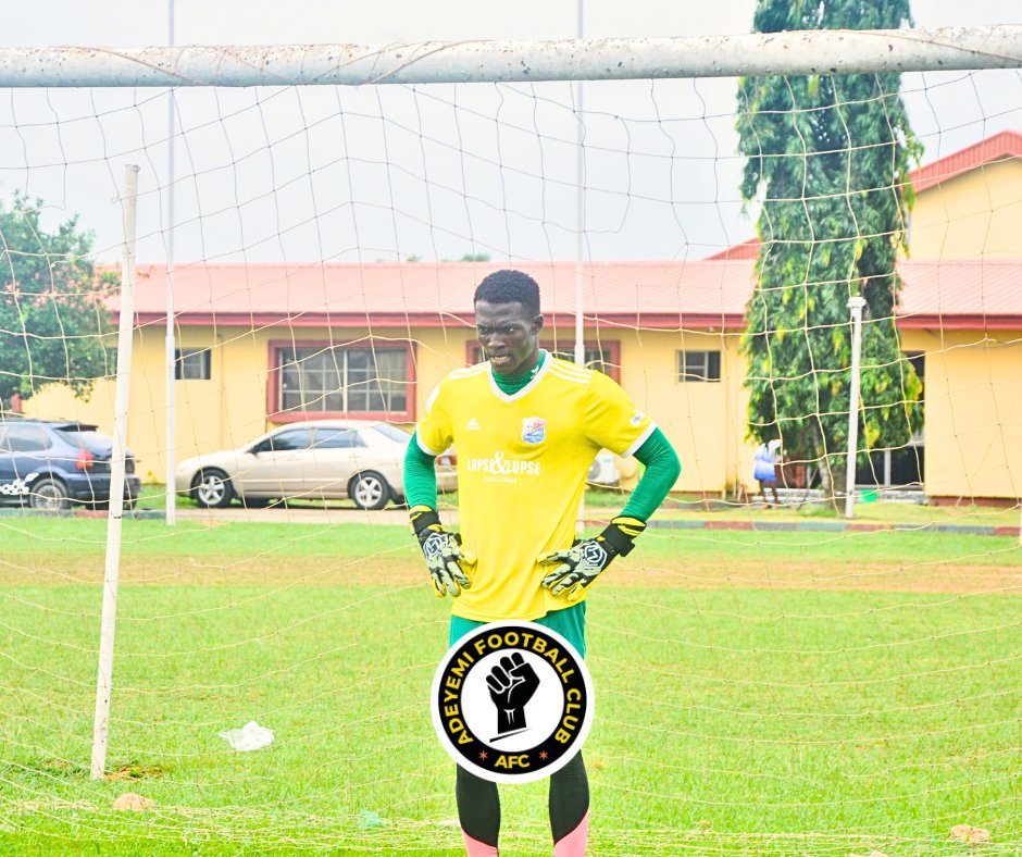AdeyemiFC_'s tweet photo. While you are planning to score goals, our goalkeeper thinks of saving them! 

#AdeyemiFootballClub #AFC #MondayMotivation Rodrygo https://t.co/96s21nrrqB