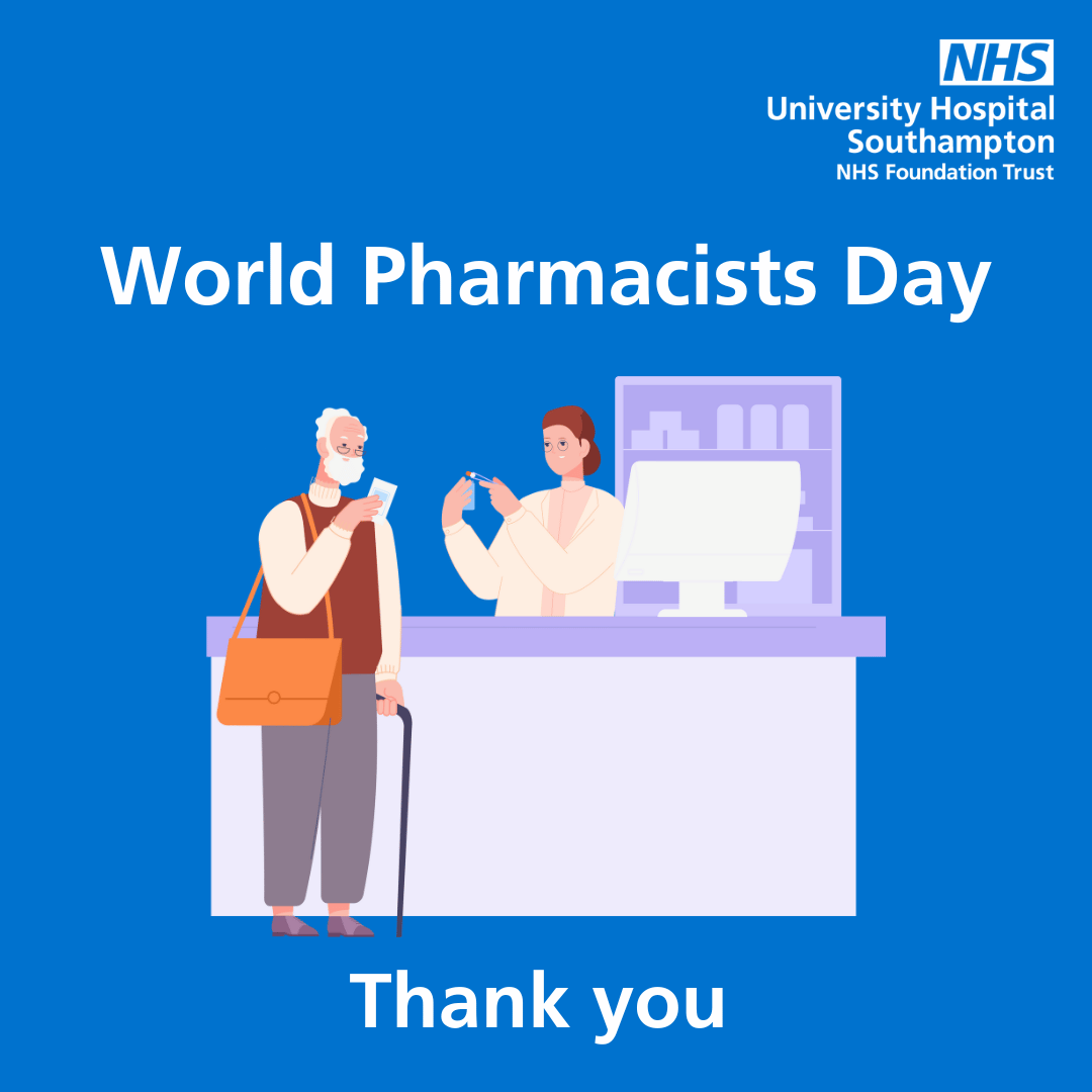 Today is World Pharmacists Day! 💊 This year's theme is 'pharmacy strengthening health systems'. All our pharmacist colleagues certainly strengthen UHS! Thank you. 💙