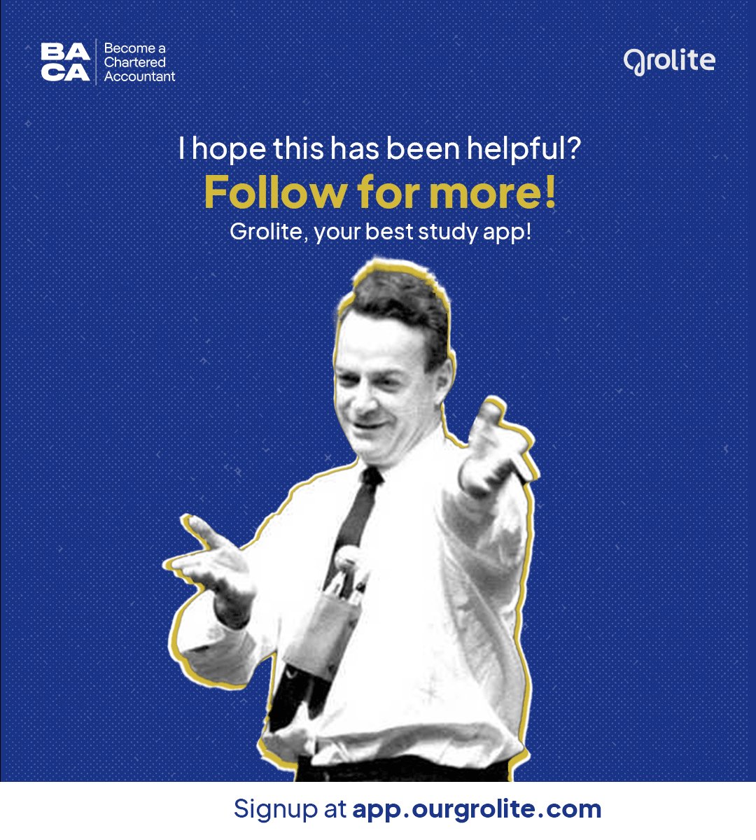 BecomeChartered's tweet photo. Happy Monday!🤓

Certainly! The Feynman Study Technique is a powerful method for learning and understanding complex courses. 
The technique is effective because it forces you to break down complex study materials into simpler terms, helping you grasp the material more thoroughly. https://t.co/z0N1WoNYbf