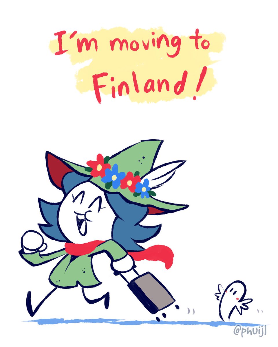 Announcement I've been holding out for a while now- I'm moving to Finland  to work this October!!🍃 It's a lifelong dream of mine to work in a studio  in person \u0026 it's, image size:960x1200
