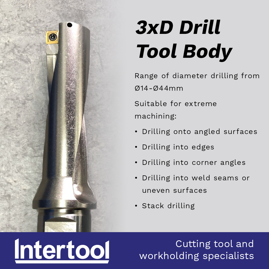 Intertool_UK's tweet image. 3xD Drill Tool Bodies

We supply a range of diametrer drilling from ⌀14 - ⌀44mm
Need more information? Contact us or visit our website intertool.co.uk

#Intertool #PrecisionTools #EngineeringExcellence #PrecisionEngineering #UKmfg #3xD #IndexableDrilling #ToolBody