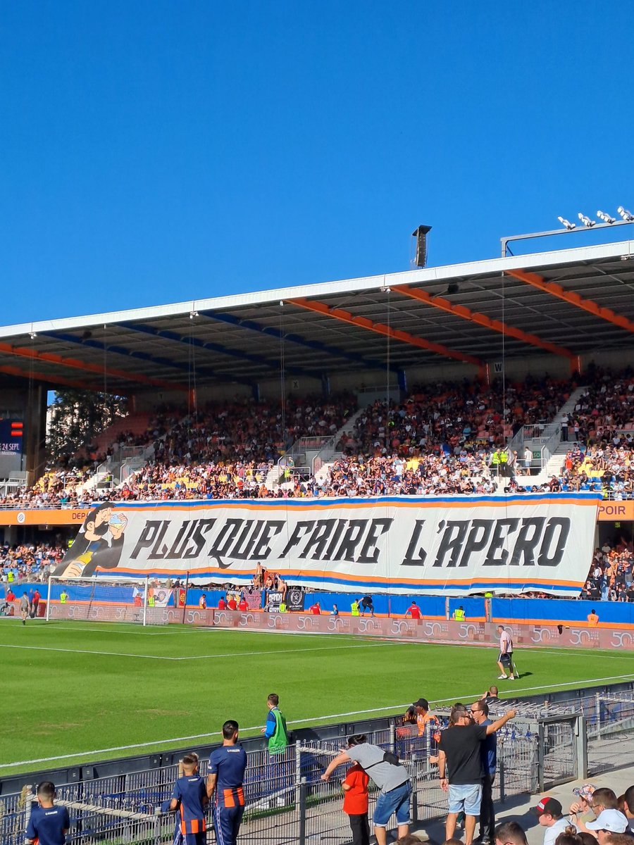 ⚽ Montpellier - Rennes
📢 Butte Paillade ! 
📆 Dimanche 24 septembre 2023
📸 @paicmhscc 

#MHSCSRFC