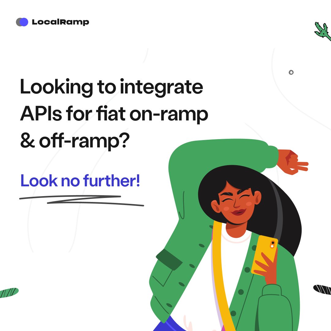 LocalRamp's tweet image. Localramp provides payment gateway APIs and widgets for fiat on-ramp and off-ramp with local payment methods.

Get started with us at localramp.co