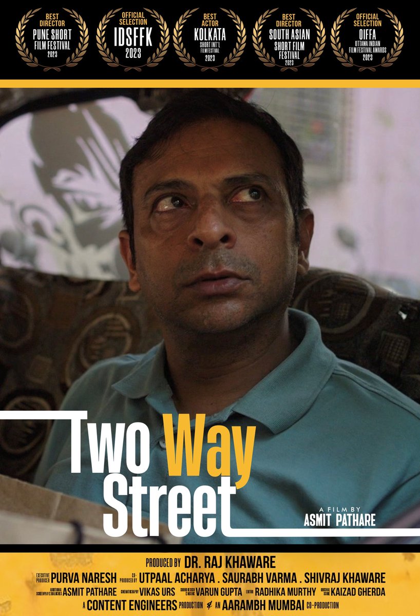 MUCH-ACCLAIMED SHORT FILM BEGINS ITS OSCARS JOURNEY… #ContentEngineers’ short film #TwoWayStreet - starring #Scam2 star #GaganDevRiar and #JoySengupta - begins its #Oscars2024 journey… The acclaimed film is a semi-finalist at the #BestofIndia #ShortFilmFestival and has been