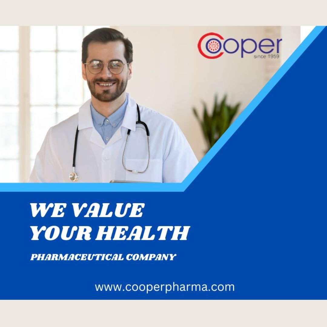 PharmaCooper's tweet photo. "Cooper Pharma is widely recognized as one of the leading pharmaceutical companies in the industry. 

Website :  https://t.co/7iJuPM8xsJ

#HealthCheckups #WellnessMatters #PreventiveHealthcare #CooperPharma #PharmaceuticalManufacturing #StayHealthy #HealthIsWealth https://t.co/Zl8Ia6BkR9