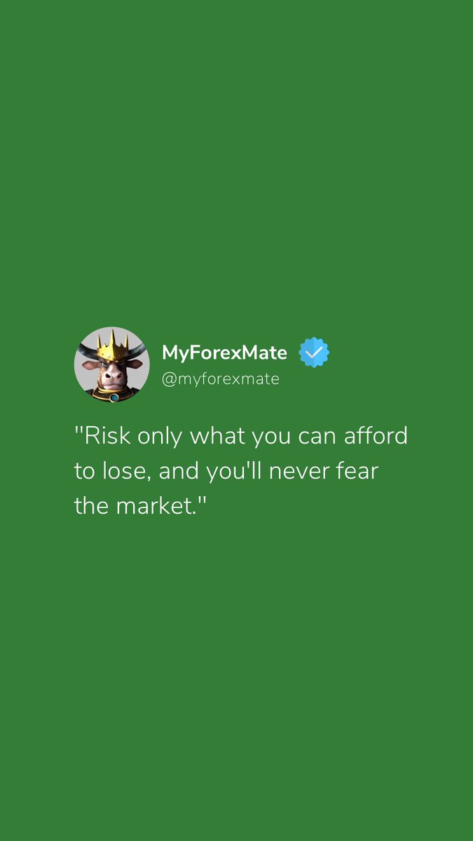 myforexmate's tweet photo. "Risk only what you can afford to lose, and you'll never fear the market."

#mff #forex #forextrader #ftmo https://t.co/TGKAqDkYrd