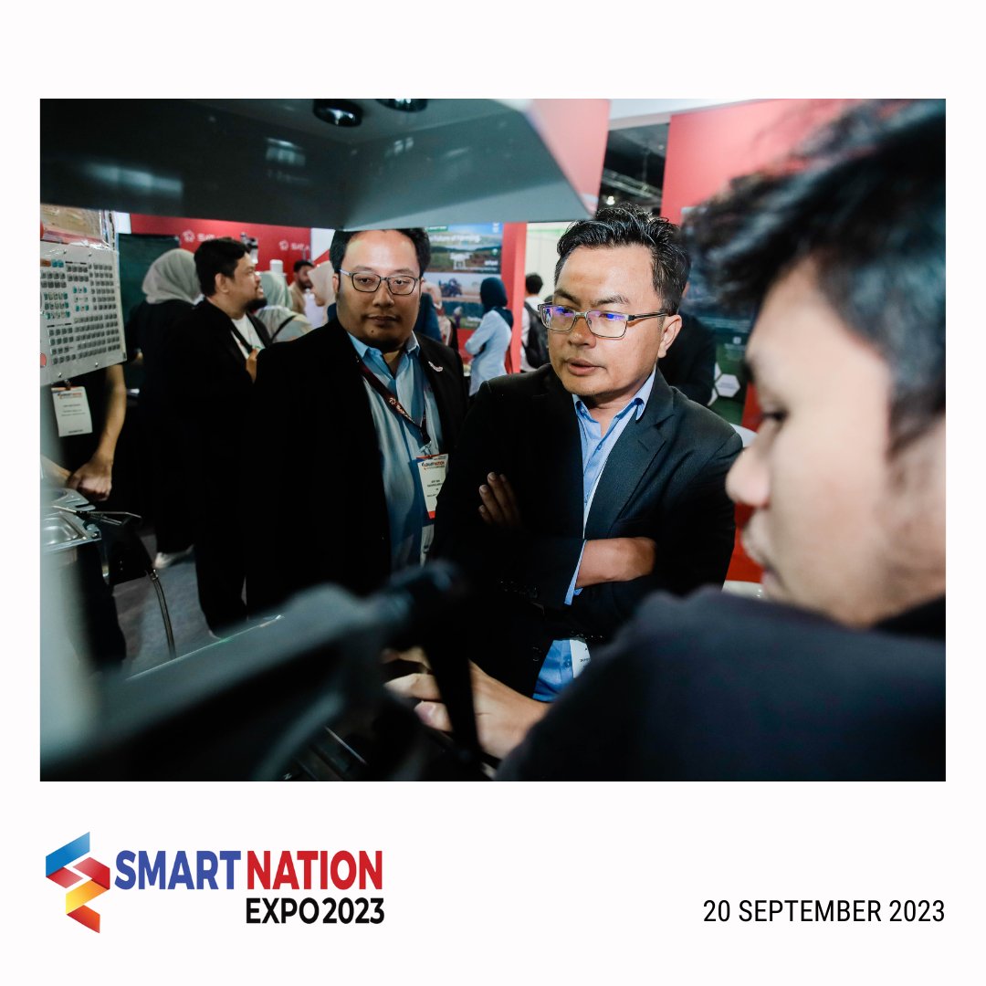 _satasia's tweet photo. The hype continued in the 2nd day of #SmartNationExpo2023! We thank everyone who came to visit our booth!
#SATAsia #SATeam https://t.co/iXqKxoSL4P