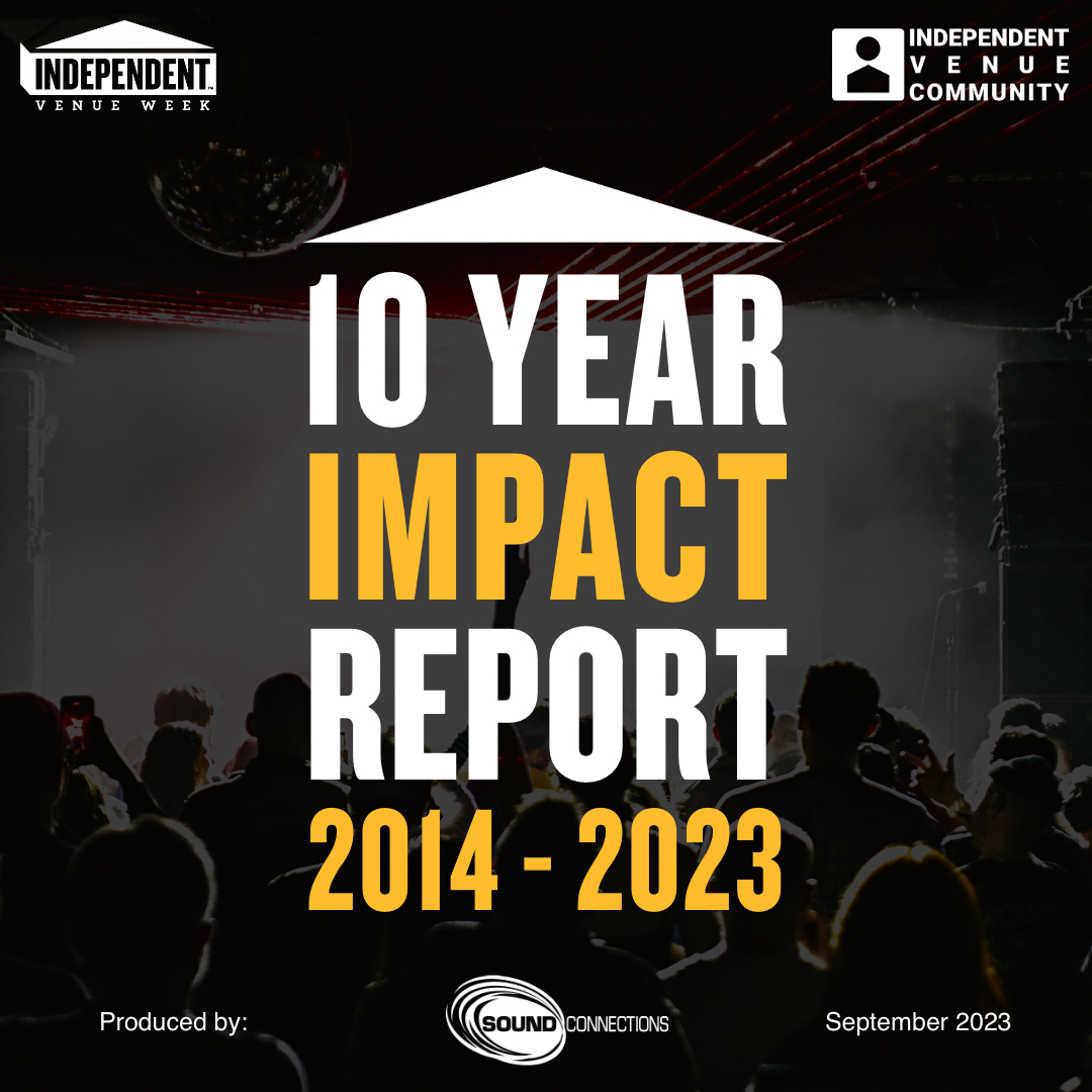 Independent Venue Community (@ivc_uk) on Twitter photo We feel very proud to release @IVW_UK and <a href="/ivc_uk/">Independent Venue Community</a>’s newly published Ten Year Impact Report; a legacy of achievements produced and compiled by the widely-respected <a href="/SConnections/">Sound Connections</a>.
The full report can be downloaded and read from our website: ow.ly/4B4M50PNg6h We feel very proud to release @IVW_UK and <a href="/ivc_uk/">Independent Venue Community</a>’s newly published Ten Year Impact Report; a legacy of achievements produced and compiled by the widely-respected <a href="/SConnections/">Sound Connections</a>.
The full report can be downloaded and read from our website: ow.ly/4B4M50PNg6h