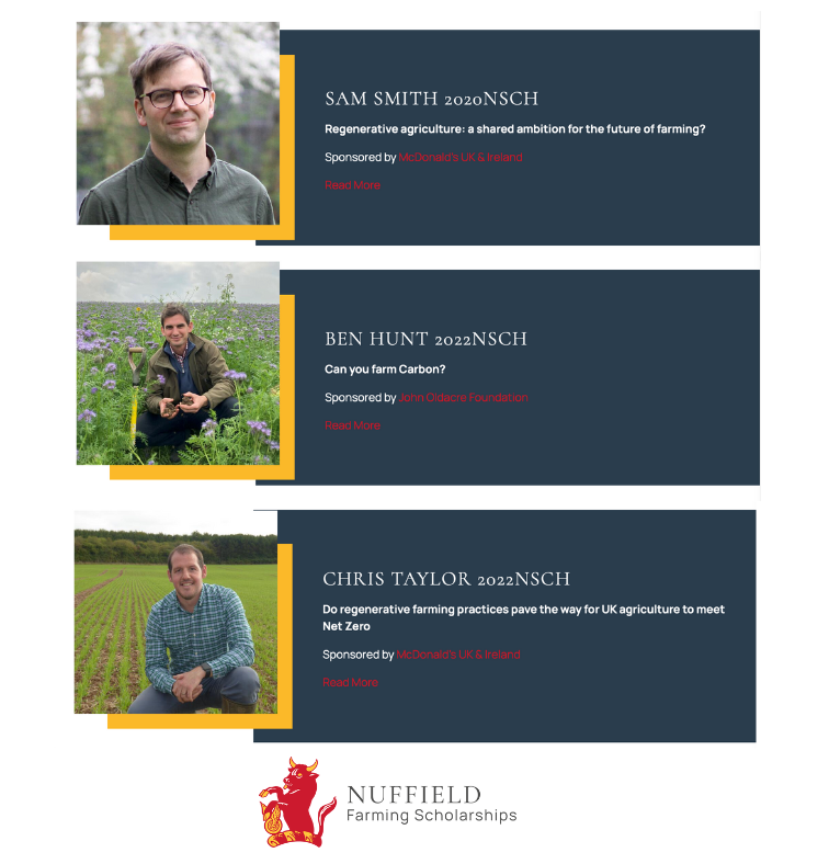 NuffieldFarming's tweet photo. ๐ฑ Calling team #regenag!
Join us at #NuffCon23 on Thursday to hear from 3๏ธโฃ of our Scholars on carbon & regenerative agriculture: Sam Smith, Ben Hunt (@soilcarBEN) & Chris Taylor ( @cropwalkerchris).
๐๏ธ Book your ticket now at: https://t.co/28mVpz4LZL https://t.co/KjwVKAqi2k
