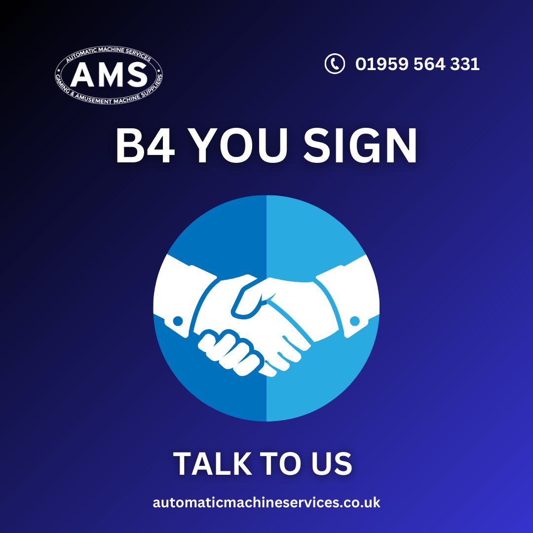 AmsSoutheast's tweet image. Curious? Could we save you money? Could we increase your income with better machines? Defo worth a call i`d say.

Next steps: Ring 01959 564331 or visit automaticmachineservices.co.uk to find out......... Always here to help.

 #POOLTABLE #MAXFUSION #FRUITMACHINE #JUKEBOX