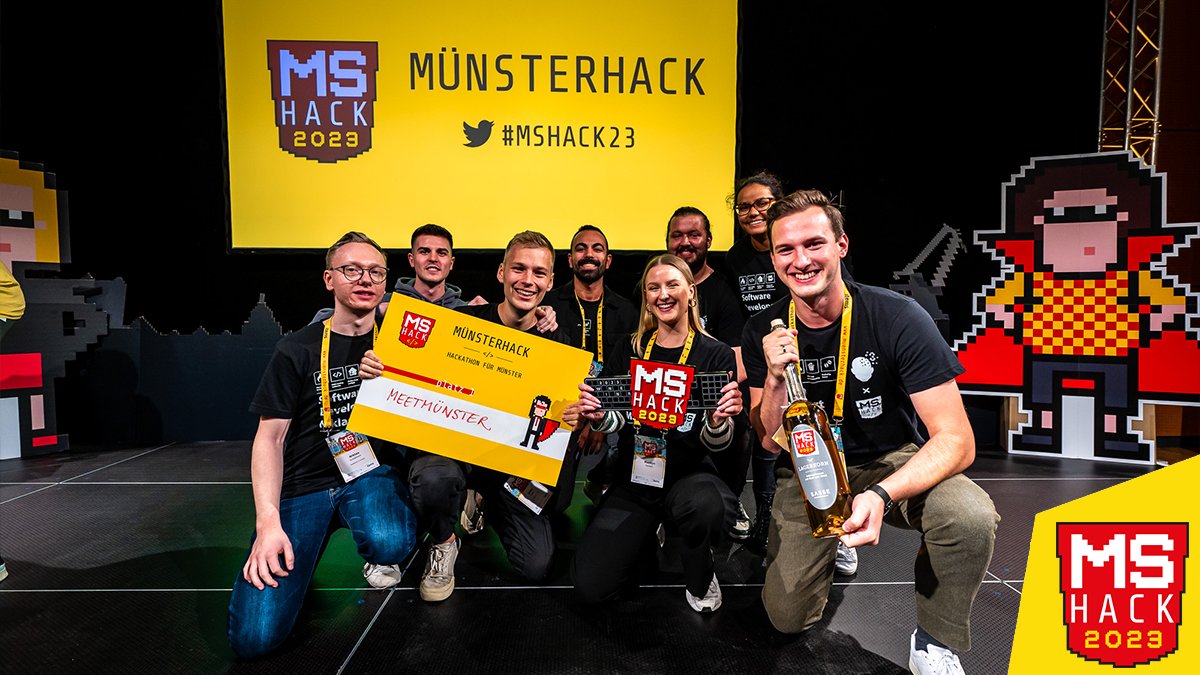 DigitalHubMs's tweet photo. Was ein Wochenende! Der #MSHACK23 ist abgeha(c)kt und so langsam sind alle Pizzakartons eingesammelt. Wir sagen nochmal DANKE 💛. Münsterhack verpasst? Dafür gibt es den Nachbericht: https://t.co/BfNJ5gU7Ff und das Re-Live: https://t.co/J4JPCmG3tr. Bis spätestens zum #MSHACK24! https://t.co/iCh2Kt8yEX