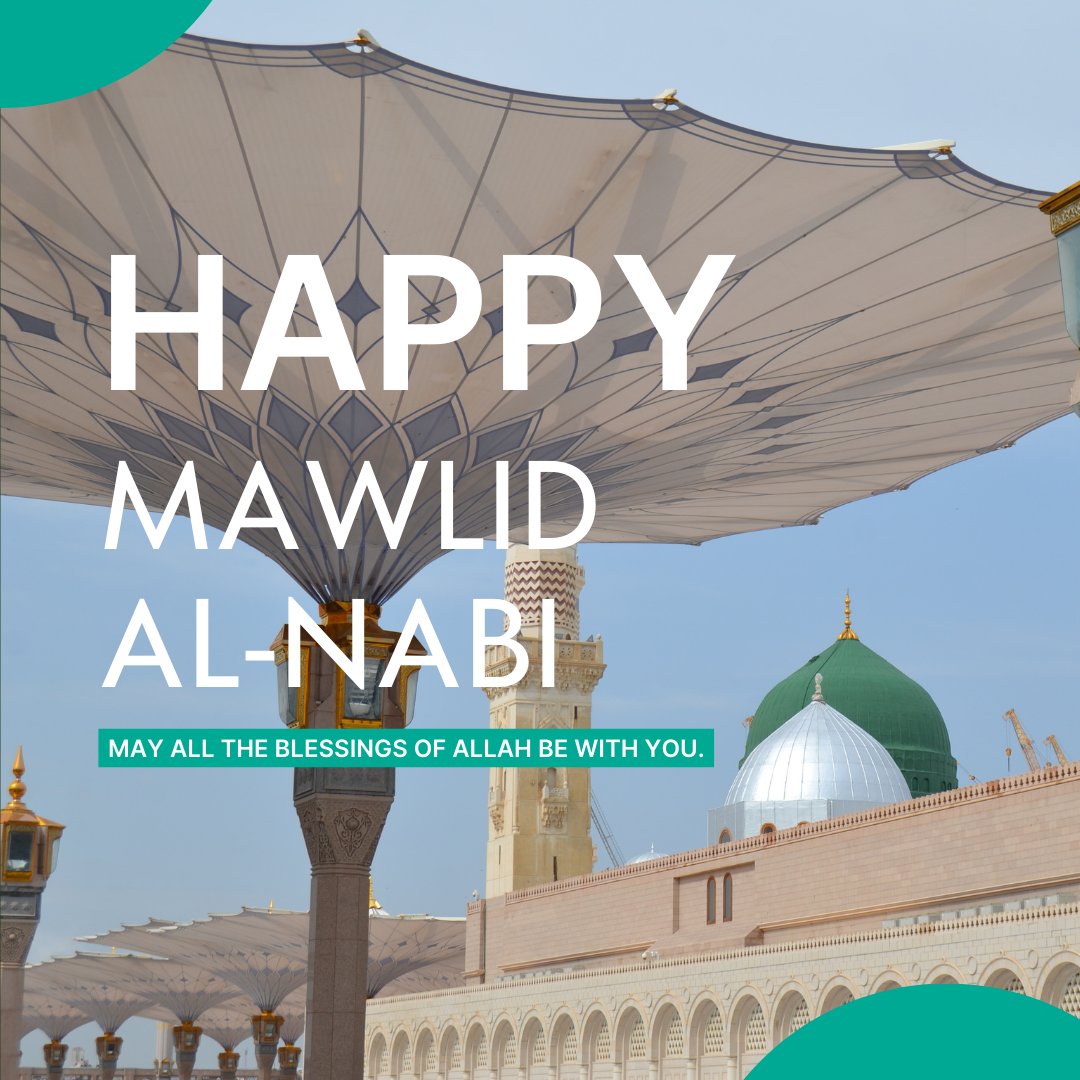 Wishing you a Happy Mawlid Al-Nabi 😊