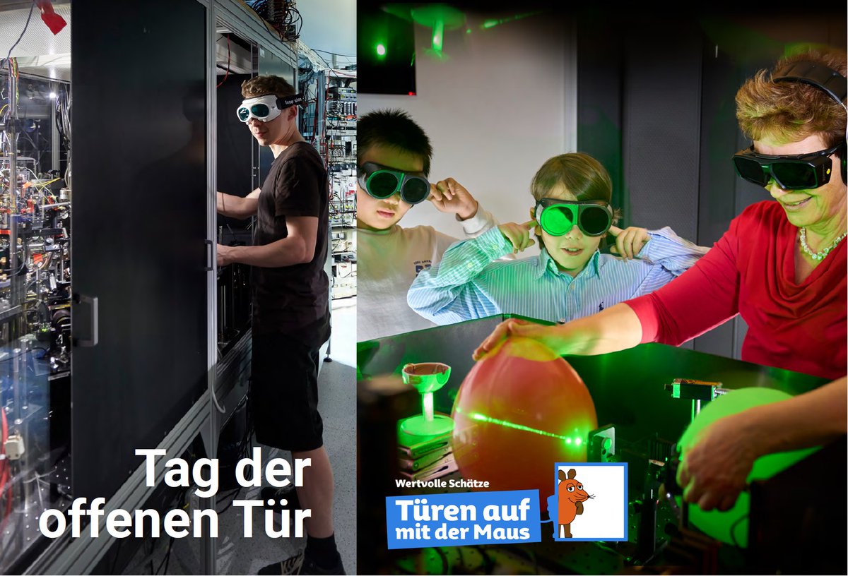 Was kann Quantenoptik? Wirf einen Blick hinter die Türen des Max-Planck-Instituts für Quantenoptik und entdecke die spannende Wechselwirkung zwischen Materie &amp; Licht!🗓️3. Oktober ➡️mpq.mpg.de/tag-der-offene…
Voranmeldung: eveeno.com/maustag-tag-de… <a href="/MCQST_cluster/">Munich Center for Quantum Science and Technology</a> <a href="/MunichQuantum/">Munich Quantum Valley</a>