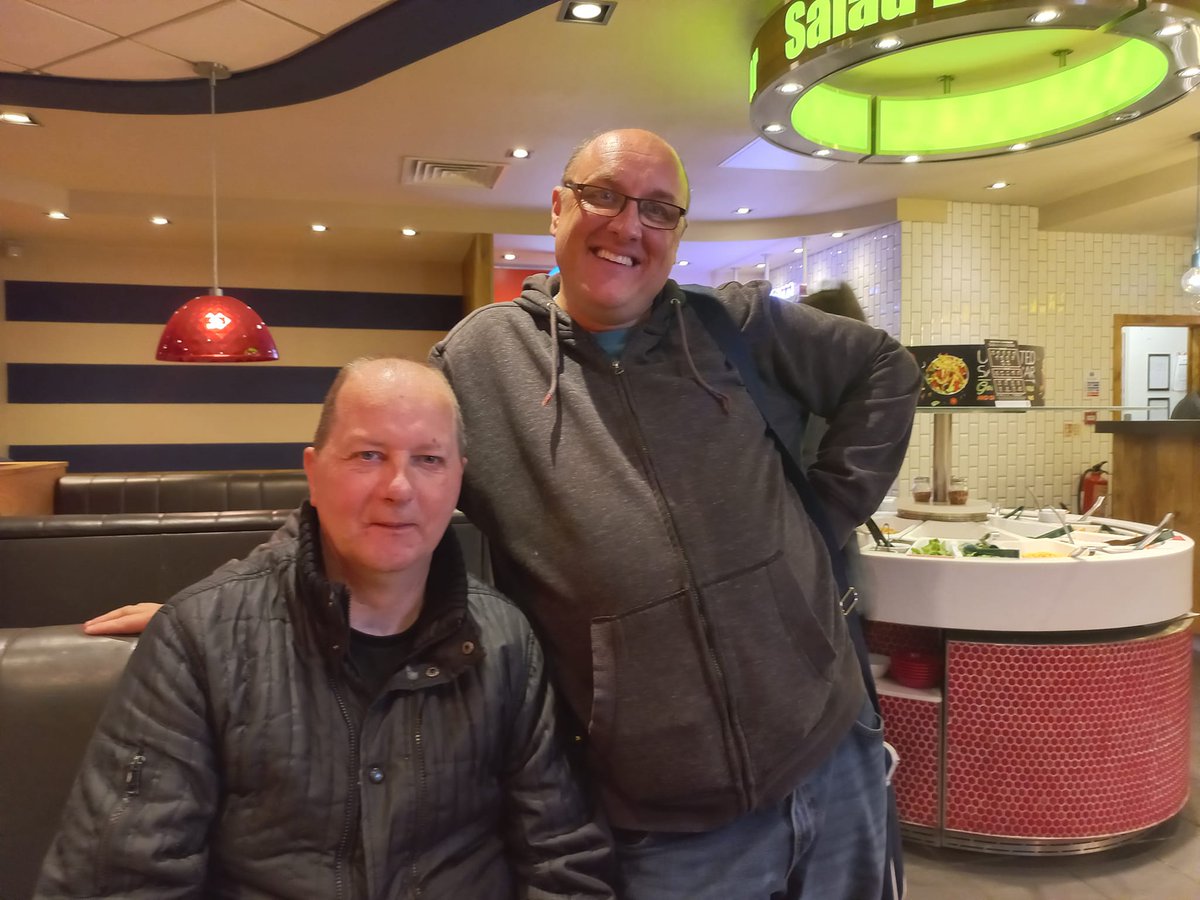 get2getheredin's tweet photo. Thank you Colin and Andy for hosting! 🍕🍕We are still on a food comma! Delicious pizzas and great company at our #PizzaBuffet at @pizzahutuk last week.
#get2gether #pizzalovers #pizzahut #GoodTimes #FoodieLove
@TNLComFundScot @InspInclusion https://t.co/WJK4pBgIMg