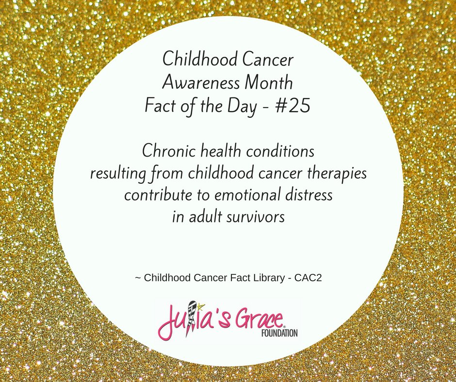 JuliasGraceFdn's tweet photo. #ChildhoodCancerAwarenessMonth #GoGoldInSeptember #JuliasGrace #GoldStrong #CancelChildhoodCancer #ChildhoodCancerFacts https://t.co/9OPKTI8rlc