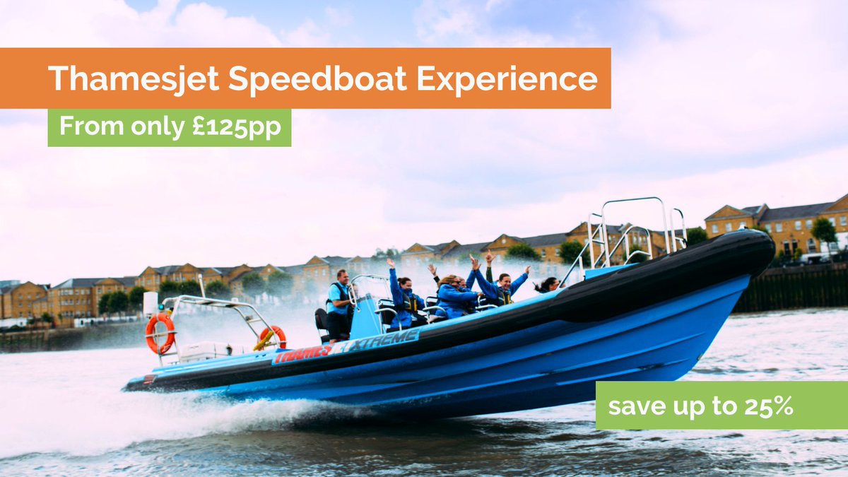 🌊 Experience the thrill of London like never before on the Thamesjet speedboat experience! 🌊

Book your break now greatlittlebreaks.com/deals/3715/tha… and stay in one of London's top hotels for the ultimate weekend escape.

Get ready for an unforgettable adventure! 🔝