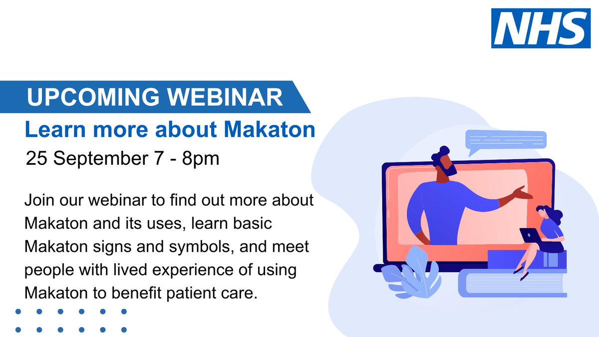 NHSHEE_Midlands's tweet image. You still have time to sign up to our webinar with the @MakatonCharity happening tonight at 7pm. Open to students and healthcare professionals. 

Register now➡️ orlo.uk/Nfy2X 

#Makaton #WetalkMakaton

@CNOEngland
@EllieGorRMN
