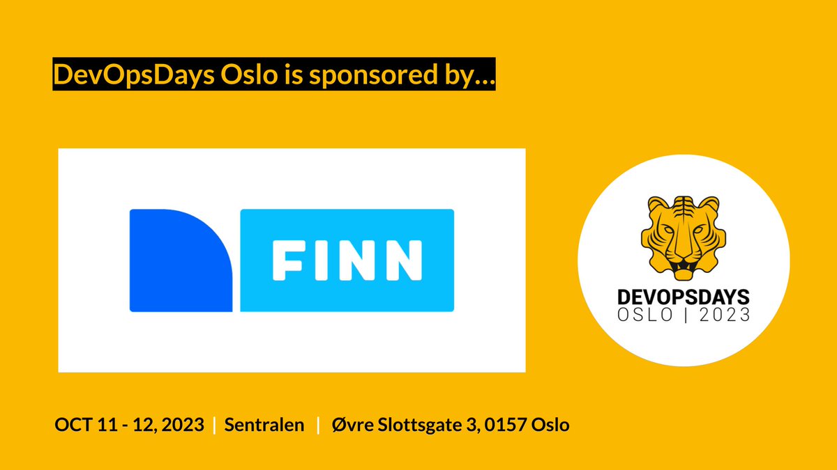 DevOpsDays Oslo tweet media