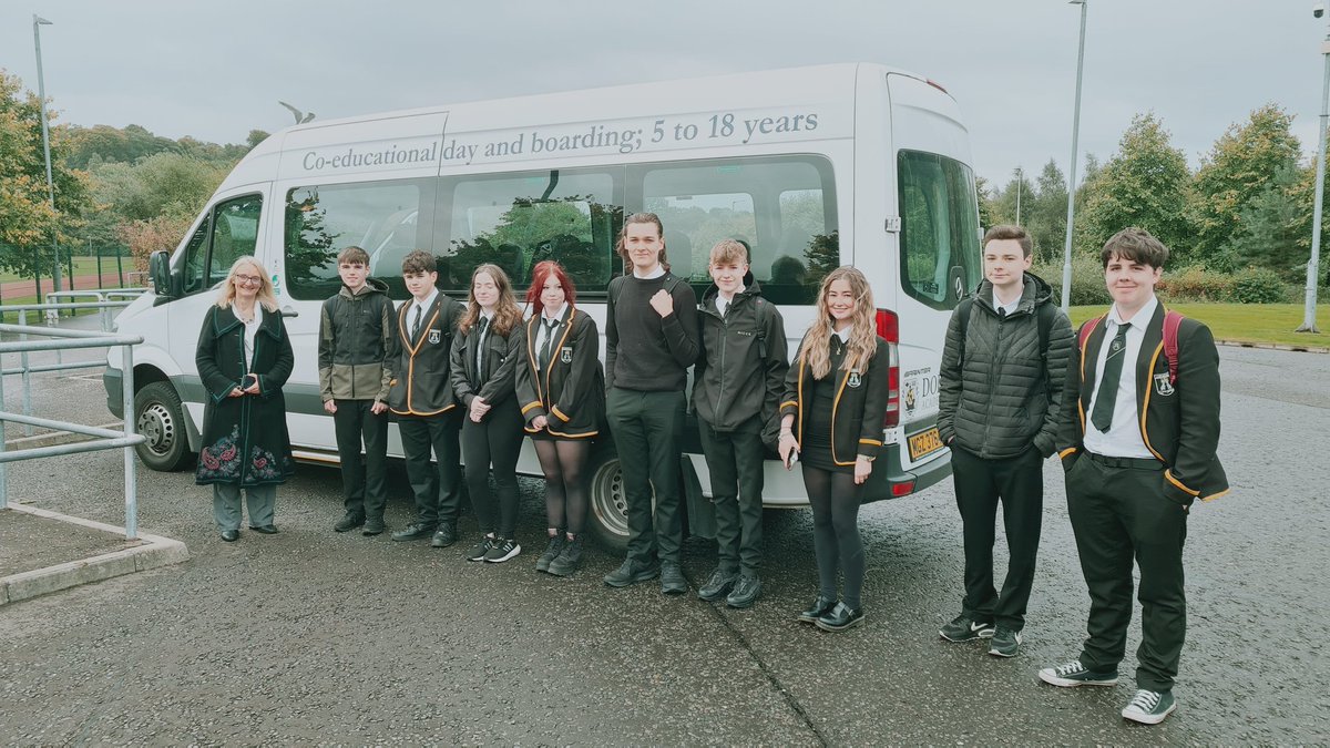 Our seniors heading out for the week to take part in the Futures Institute Dollar Academy Home Transformation project. <a href="/Lornshill/">Lornshill Academy</a>