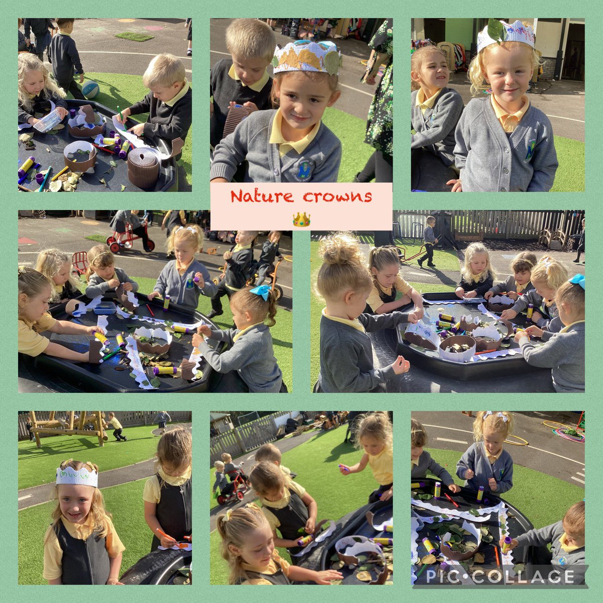 As part of our Science learning, reception have been looking at the different seasons and have made nature crowns in provision 👑👑 <a href="/mesne_lea/">Mesne Lea</a> <a href="/MissAlexander10/">Miss Alexander</a>