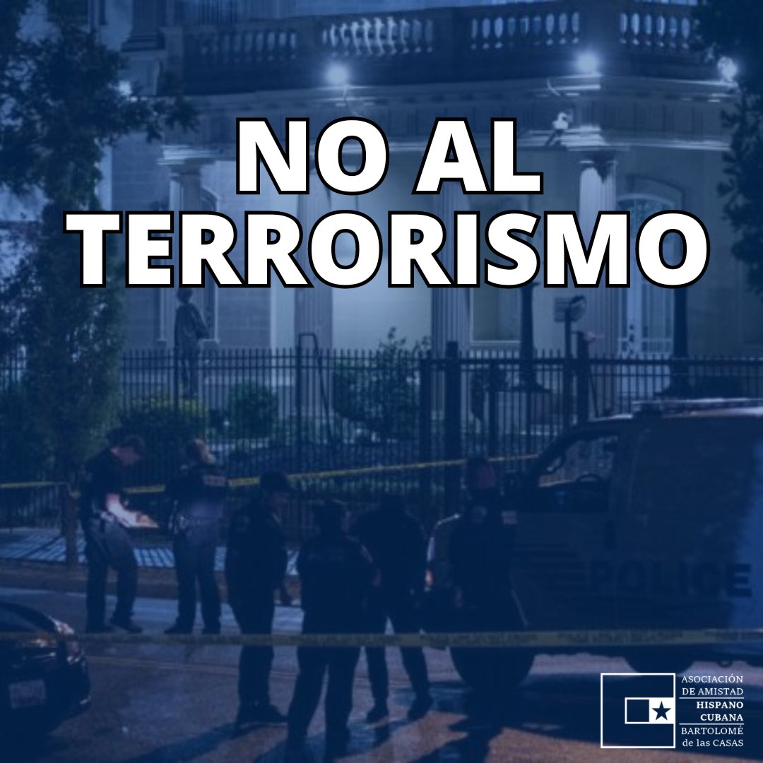 🚨 Condenamos enérgicamente el cobarde ataque terrorista ocurrido anoche en la <a href="/EmbaCubaUS/">Cuban Embassy in US</a>, en el que un individuo lanzó 2 cócteles molotov. Este acto de violencia es inaceptable y condenable en todos los aspectos.

🌍 Es alarmante que este ataque ocurriera el mismo día en que la