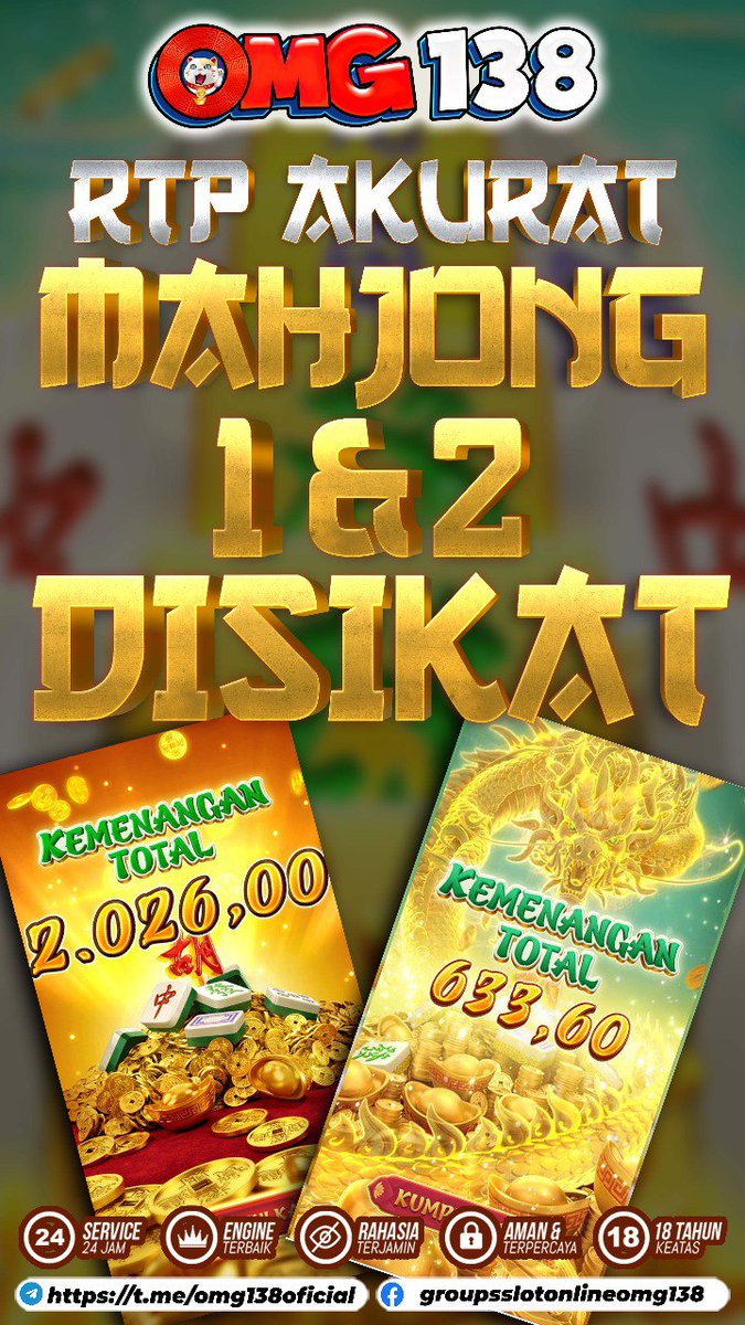cek RTP sebelum bermain, pilih game favorite kalian bosku^^ Link Daftar : heylink.me/official-omg13… #OMG138 #FaridaNurhan #Nobita #taylor #SalmaFiestaCirebon2023 #slotgacor #slotgacorhariini #slotonline #slotpg #slotgacorterbaru #slotpragmatic #slotwallet #tertinggi
