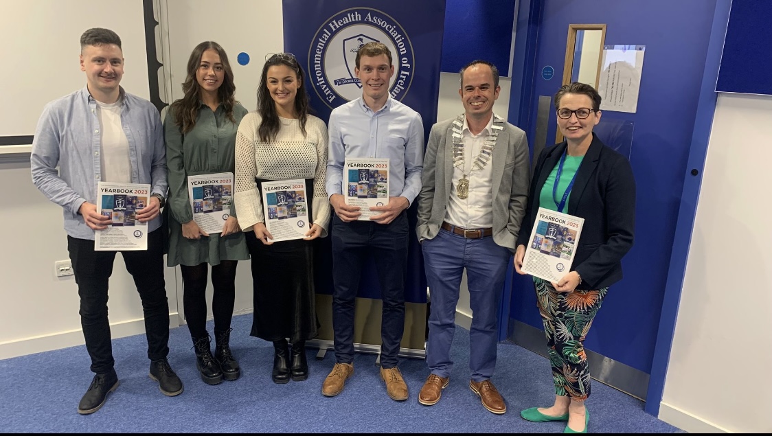 Christine O'Connor (@profcoconnor) on Twitter photo The Environmental Health Association of Ireland (EHAI) launched their EHAI yearbook in Grangegorman last Friday evening. Eugene Monahan and Ann Marie Part reflected on the importance of the EHAI yearbook in timestamping advances in the profession. <a href="/FSEH_TUDublin/">FSEH_TUDublin</a> <a href="/WeAreTUDublin/">TU Dublin / OT Baile Átha Cliath</a> The Environmental Health Association of Ireland (EHAI) launched their EHAI yearbook in Grangegorman last Friday evening. Eugene Monahan and Ann Marie Part reflected on the importance of the EHAI yearbook in timestamping advances in the profession. <a href="/FSEH_TUDublin/">FSEH_TUDublin</a> <a href="/WeAreTUDublin/">TU Dublin / OT Baile Átha Cliath</a>
