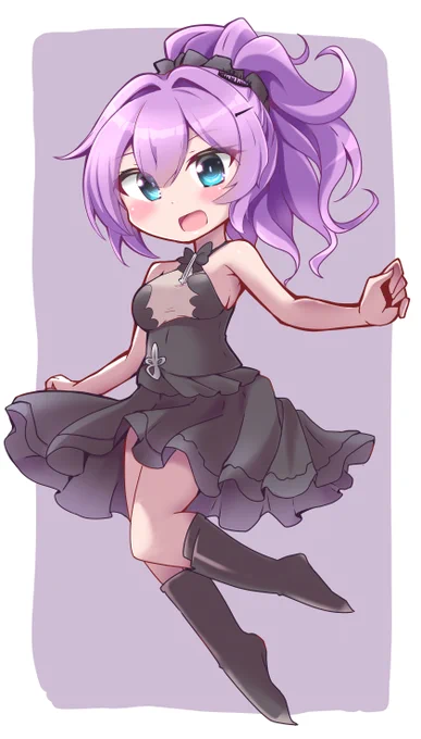 ジャベリンちゃんの黒ドレスかわいいかわいい ダンスしよ #アズレン #アズールレーン #ジャベリン 