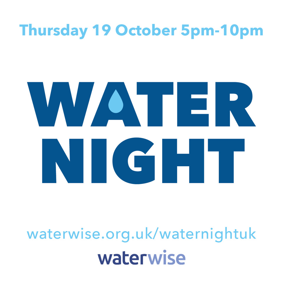 Water Night is coming to the UK for the first time! Play your part in supporting stronger action on climate change and water awareness. Join us for Water Night on 19 October and keep your non-essential taps turned off from 5pm-10pm. #WaterNightUK
Sign up: waterwise.org.uk/waternightuk/