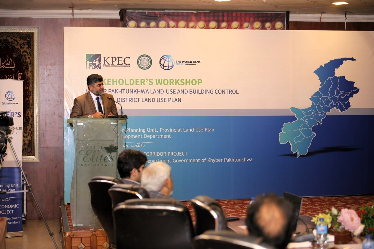 KPEC_Official's tweet photo. Khyber Pass Economic Corridor (KPEC) with Provincial Land Use Plan Project (PLUP), organized a 2-day workshop on Sep 21-22, 2023, at Hotel Elites Nathia Galli.
#kpec #workshops  #buildingcontrolact  #Nathiagali #developmentopportunity @PnDKPGovt @infokpgovt  @GovtofKPK https://t.co/j2GPLnLCD5