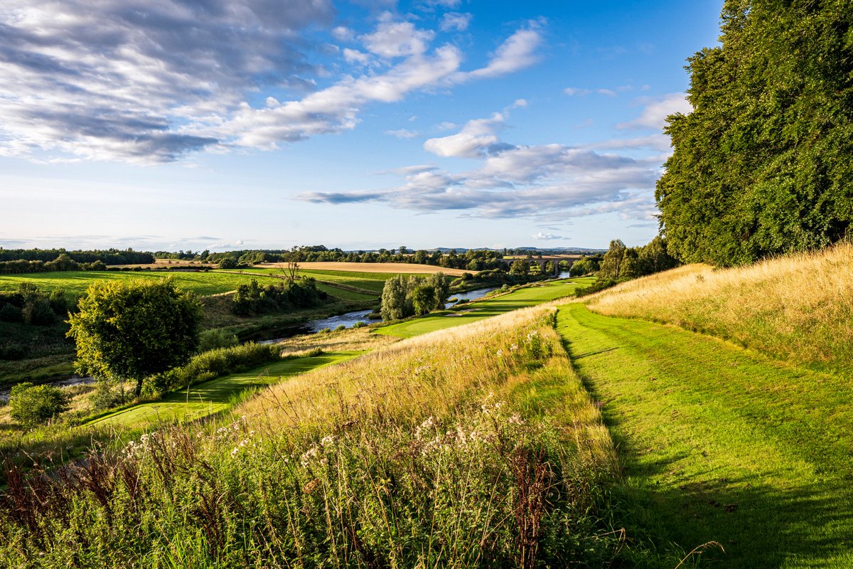 The most picturesque hole in 2023 Hole 14 at @The_Roxburghe course is the most beautiful golf hole I have played in 2023. Wait for more impressions of this incredibly great hotel and golf course. @IMGPrestigeGolf