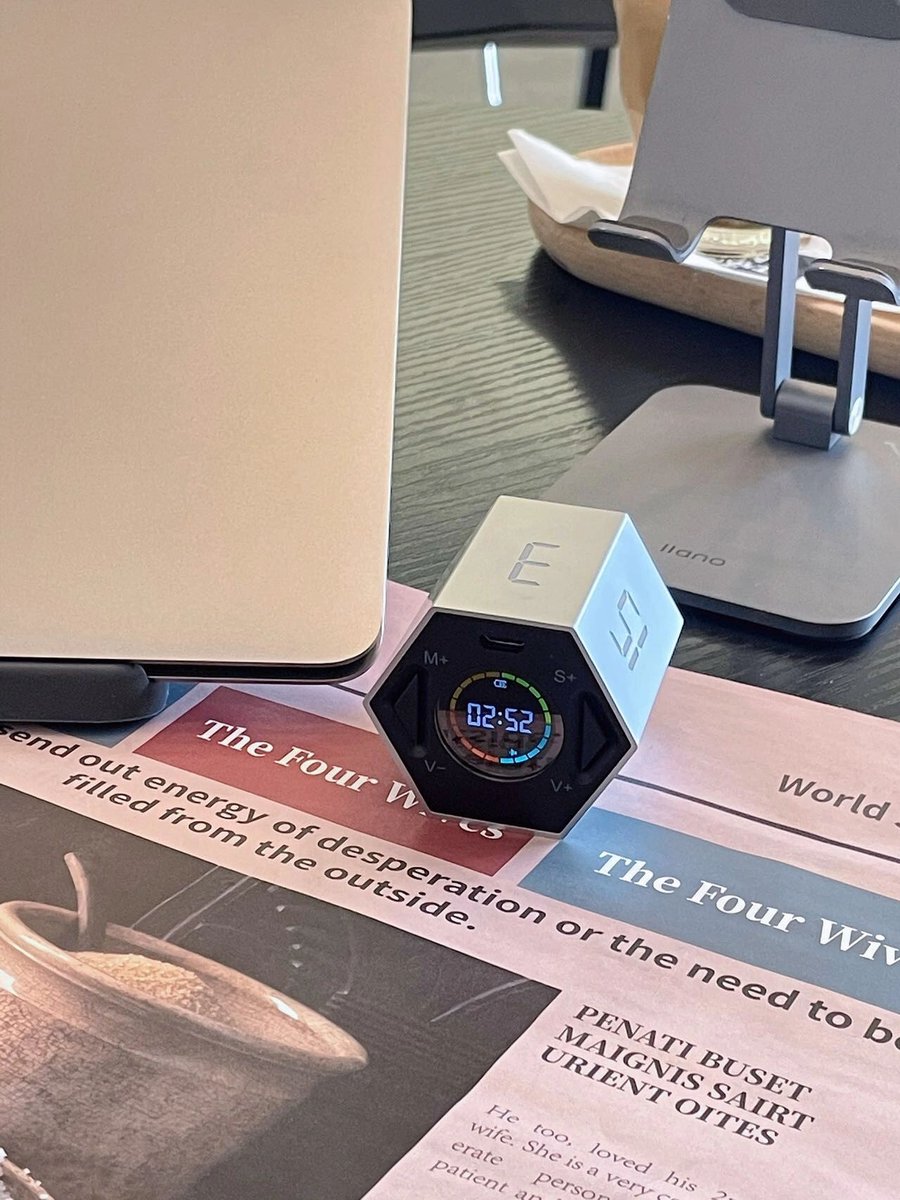 ticktimetimer's tweet image. ⌛ Make Minutes Matter with Ticktime ⌛

Ticktime timer brings your tasks to life. Set it, focus, and accomplish more in less time. Embrace a new era of productivity with Ticktime by your side.

🛒 Shop Now: amzn.to/3B3VrxZ
#Ticktime #timer #Ticktimetimer #TimeTracking