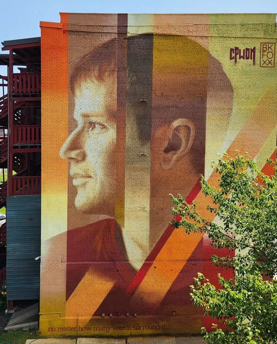 MolinaStreetArt's tweet photo. Art by American BKFoxx & Cpwon for Beyond Walls Lynn in Holyoke (MA), USA (2023) #bkfoxx #cpwon #lamolinastreetart | photo via artist mysl .nl/YQtj https://t.co/NstGVxyEIX
