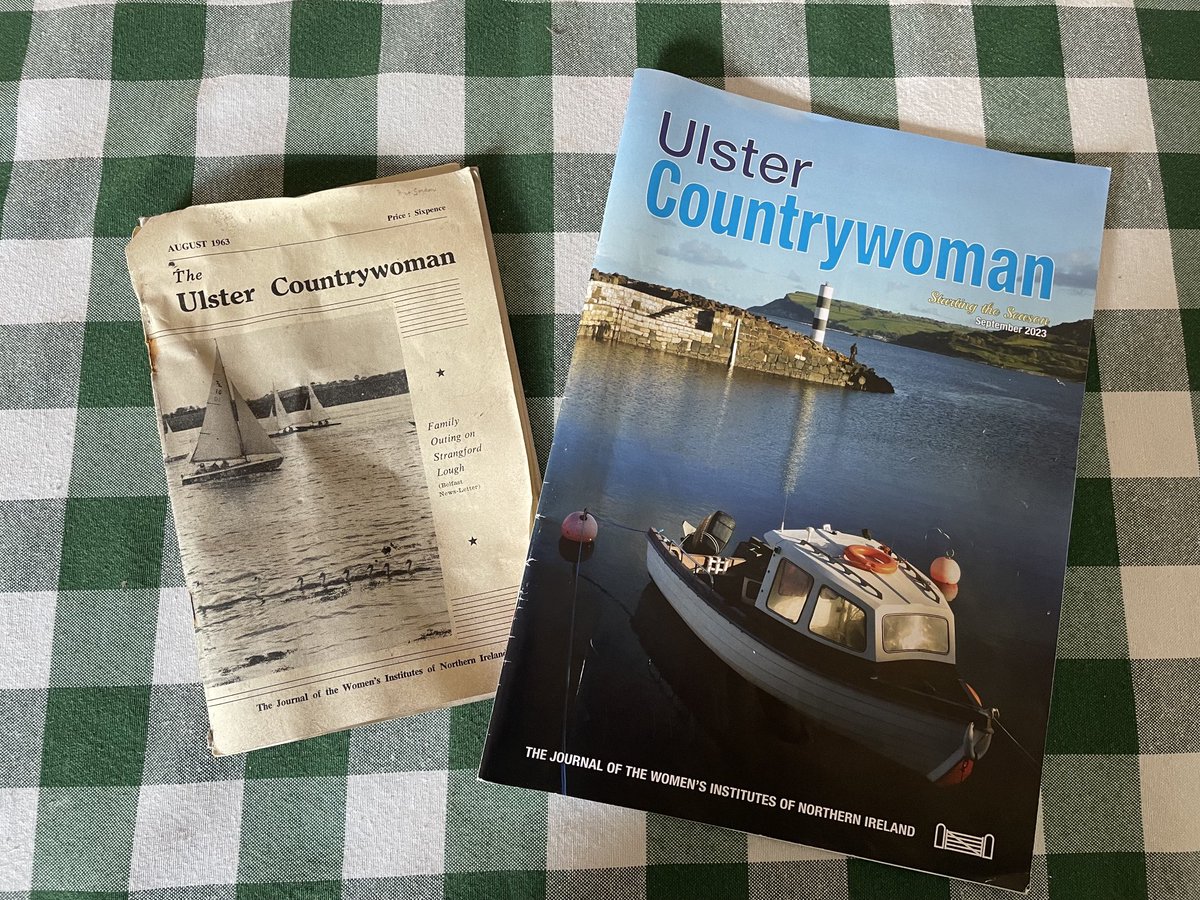 ProfMPatterson's tweet image. Some changes to the Ulster Countrywoman over the last 60 years but the ethos is still the same! 1963 edition had articles on a Hindu wedding, home dry cleaning tips, domestic economy suggestions, recipes &amp;amp; gardening. WI still relevant over the years ⁦@BoardmillsWI⁩