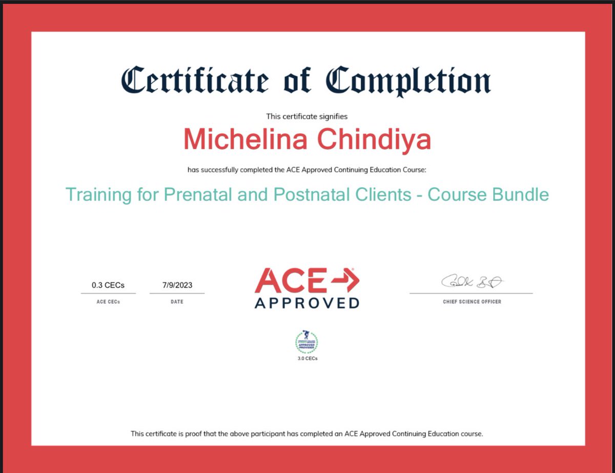 Being pregnant has changed my relationship with my body, it’s also changed the way I approach my training. 

So I decided to level 🆙 

I am now a professionally certified pre- and post-natal fitness trainer. 

&amp; I’ll be helping other women learn how to navigate the scary [cont.]